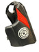 Black and red martial arts training pad with a visible brand logo on a white background
