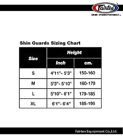 Fairtex SP6 Neoprene Muay Thai Shin Guards