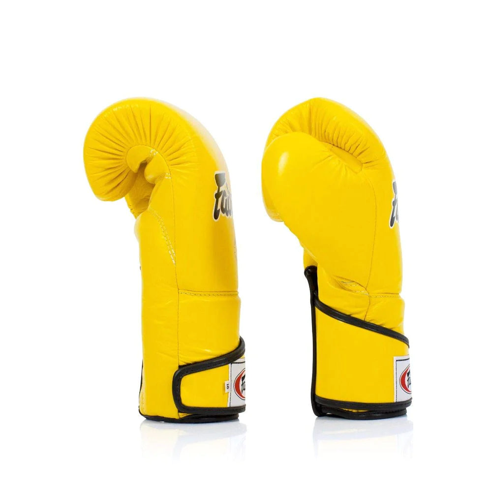 Fairtex BGV6 Stylish Angular Sparring Boxing Gloves - Locked Thumb