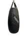 Black punching bag with 'Outslayer' logo on a white background