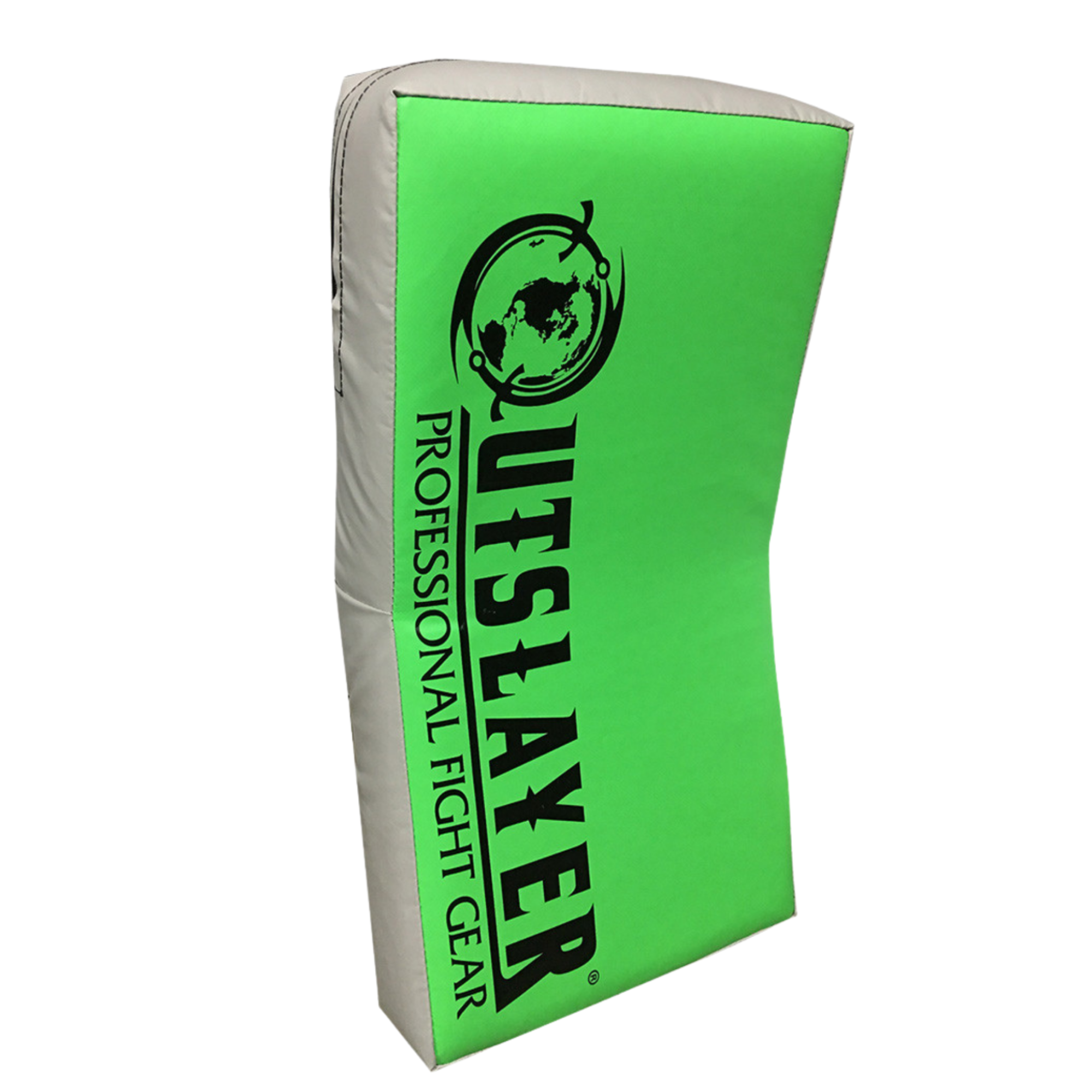 Green and gray training pad with 'Outslayer' branding on a white background