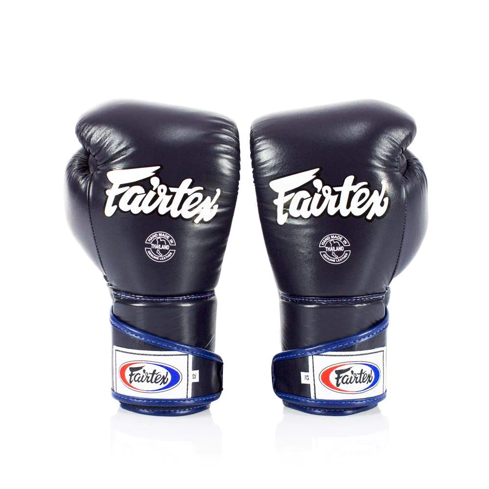 Fairtex BGV6 Stylish Angular Sparring Boxing Gloves - Locked Thumb