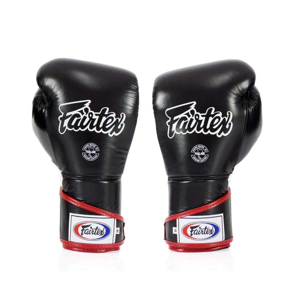 Fairtex BGV6 Stylish Angular Sparring Boxing Gloves - Locked Thumb