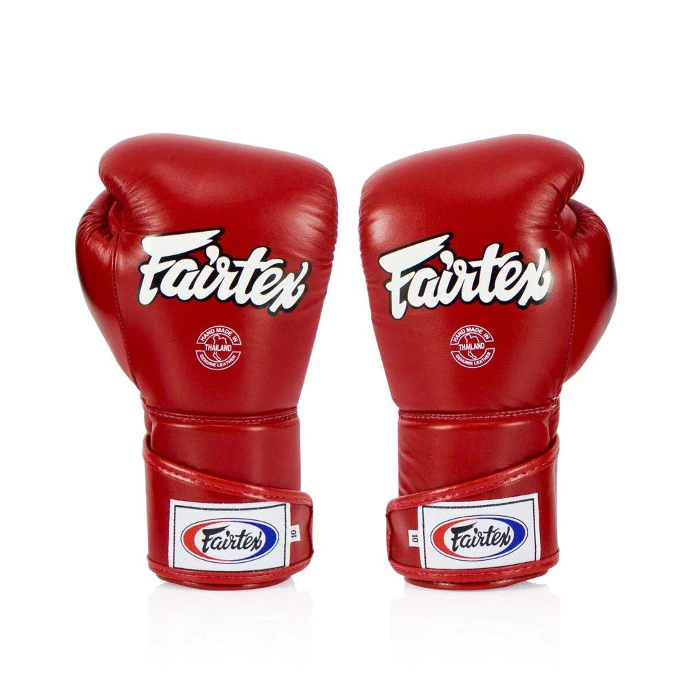 Fairtex BGV6 Stylish Angular Sparring Boxing Gloves - Locked Thumb