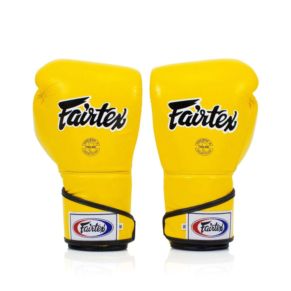 Fairtex BGV6 Stylish Angular Sparring Boxing Gloves - Locked Thumb
