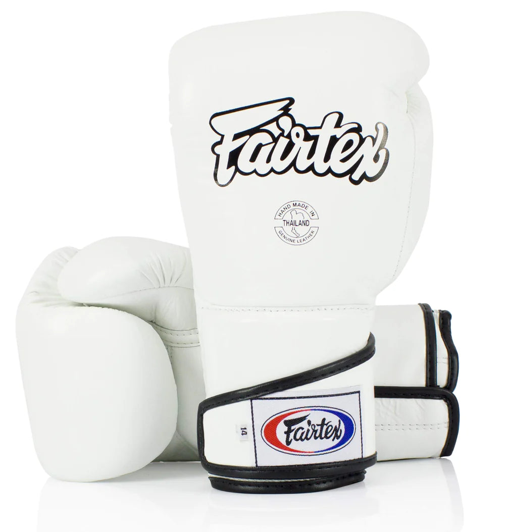 Fairtex BGV6 Stylish Angular Sparring Boxing Gloves - Locked Thumb