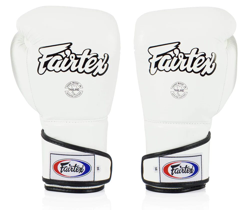 Fairtex BGV6 Stylish Angular Sparring Boxing Gloves - Locked Thumb