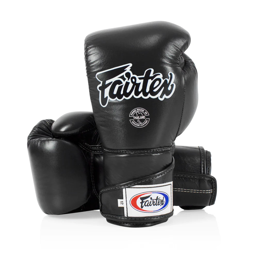 Fairtex BGV6 Stylish Angular Sparring Boxing Gloves - Locked Thumb