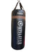 Black punching bag with brown accents and 'Outslayer' branding on a white background
