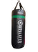 Black punching bag with green accent and Outslayer branding on a white background