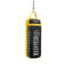 Black and yellow punching bag with 'Outslayer' branding on a white background