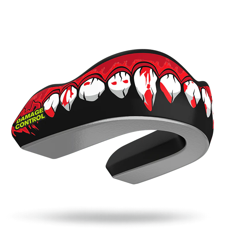 Damage Control Extreme Impact Mouthguard w/ Case - Bleeding Fangs