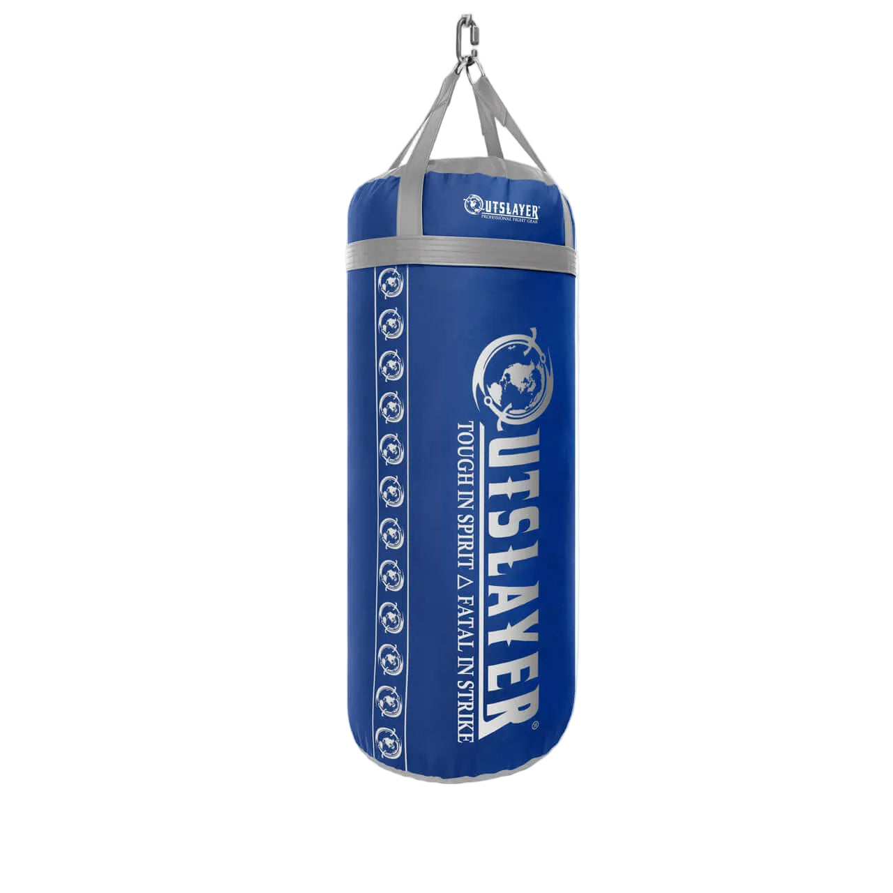 Outslayer blue and gray heavy punching bag