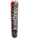 Camouflage-patterned punching bag with 'Outslayer' branding on a white background