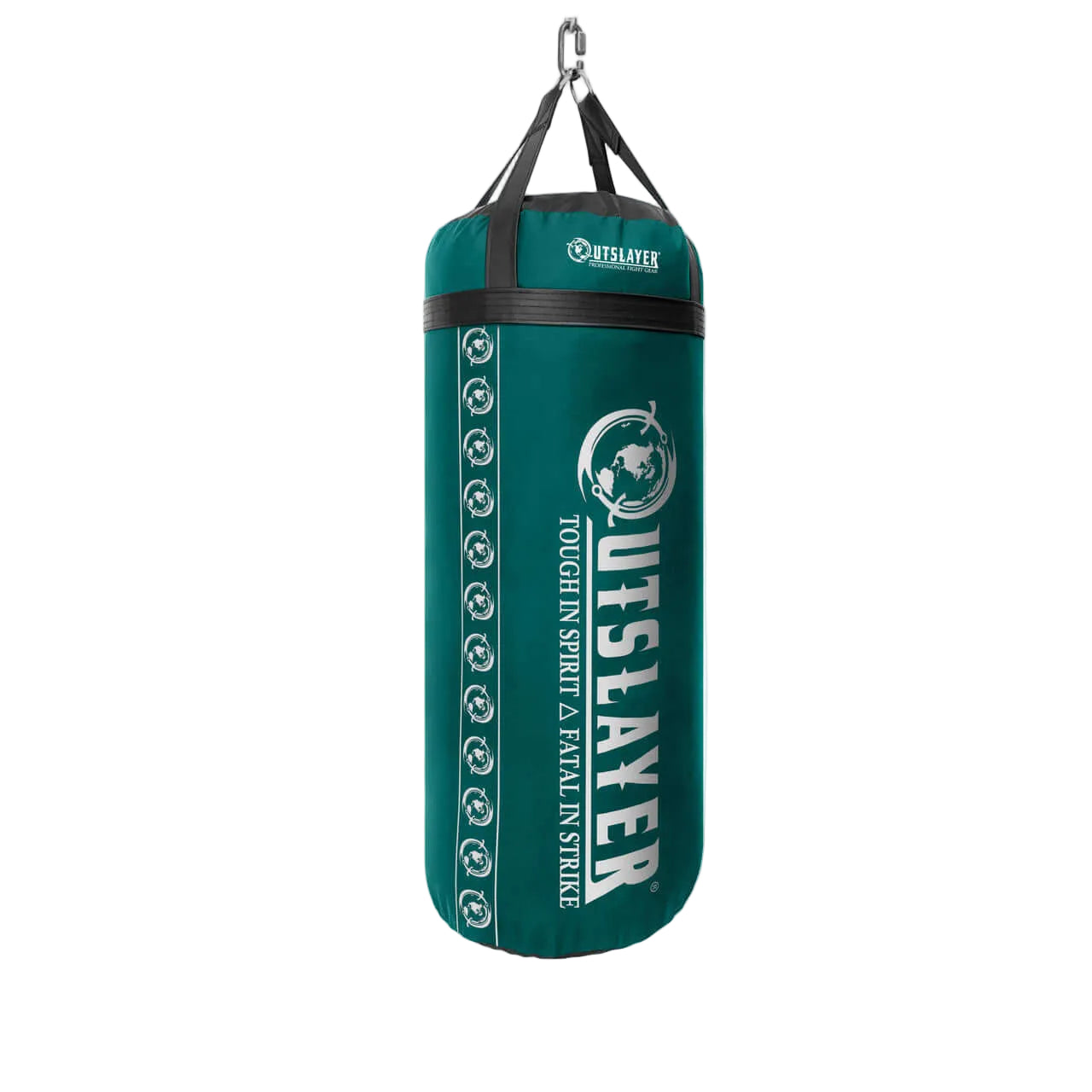 Outslayer dark green and black heavy punching bag