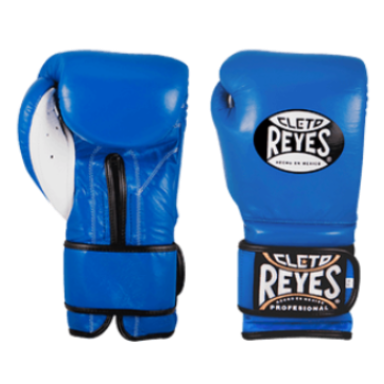 Blue Cleto Reyes hook-and-loop boxing gloves