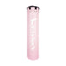 A light pink heavy punching bag with the word 'Faith' printed vertically in white script, featuring a black top rim, on a solid white background.
