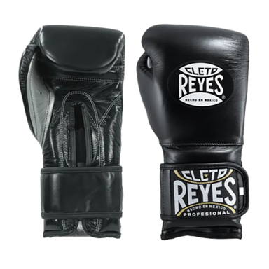 Black Cleto Reyes hook-and-loop boxing gloves