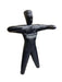 Black inflatable training dummy with 'Outslayer' branding on a white background