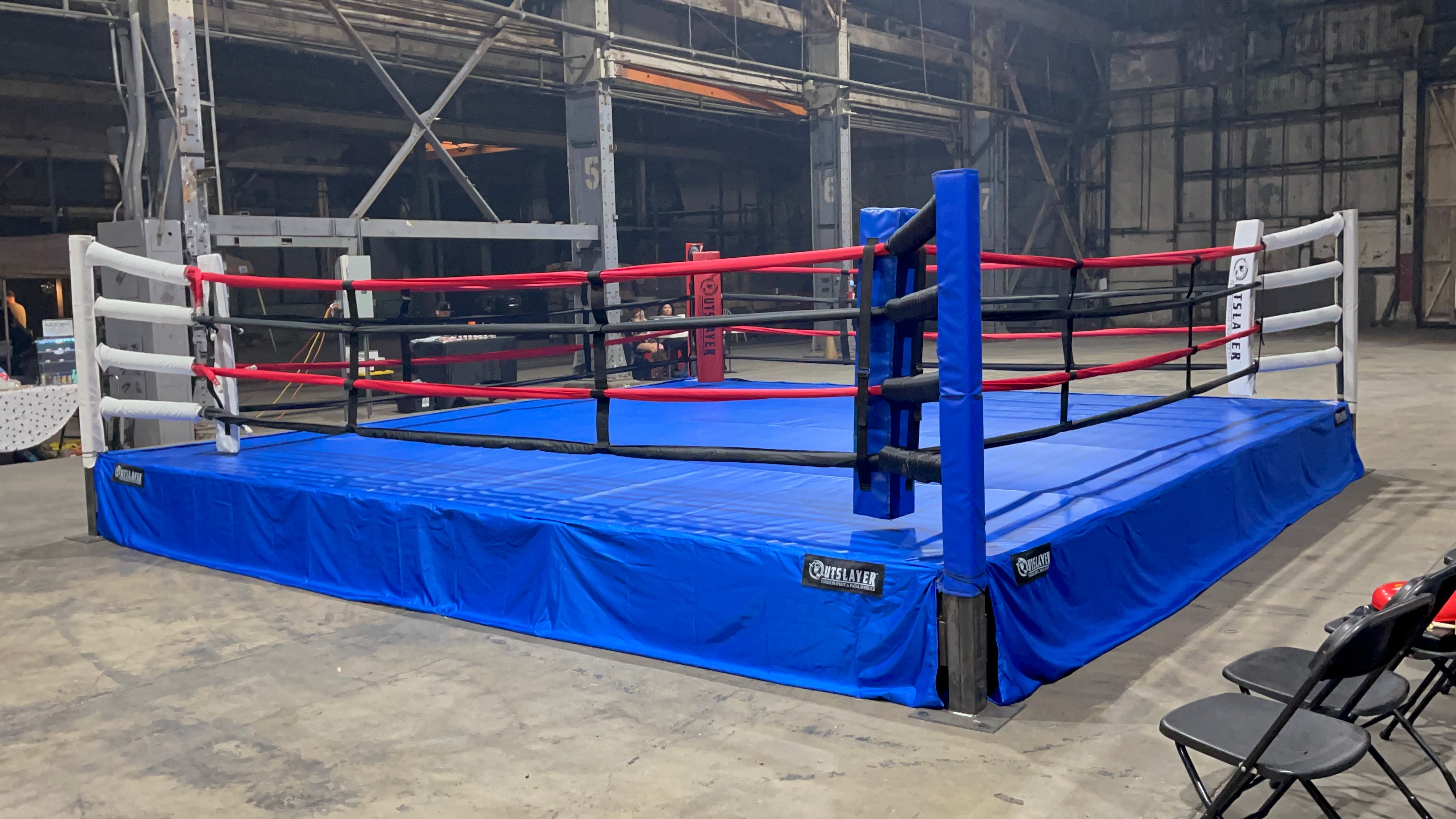 Outslayer Professional Drop-N-Lock Lowboy Boxing Ring