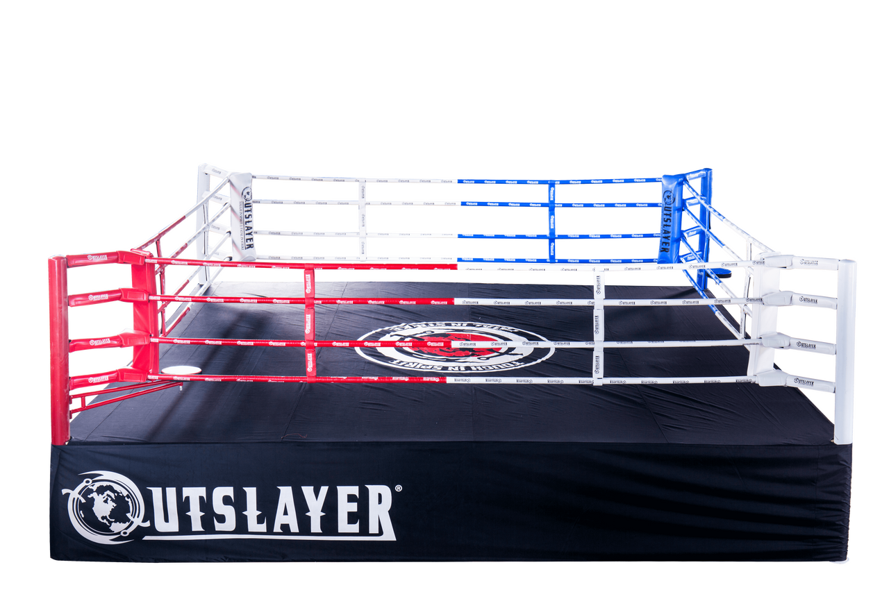Outslayer Heavy-Duty Deluxe Silent Elevated Boxing Ring