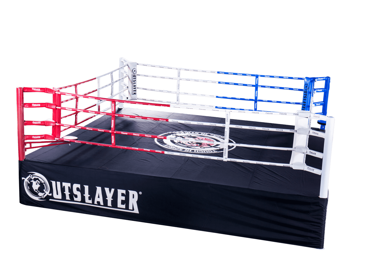 Outslayer Heavy-Duty Deluxe Silent Elevated Boxing Ring