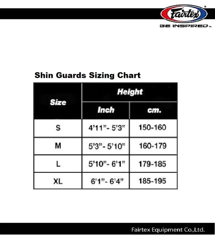 Fairtex SP5 Competition Shin Guards