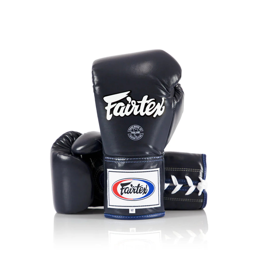 Fairtex BGL6 Pro Competition Boxing Gloves - Locked Thumb (Leather)