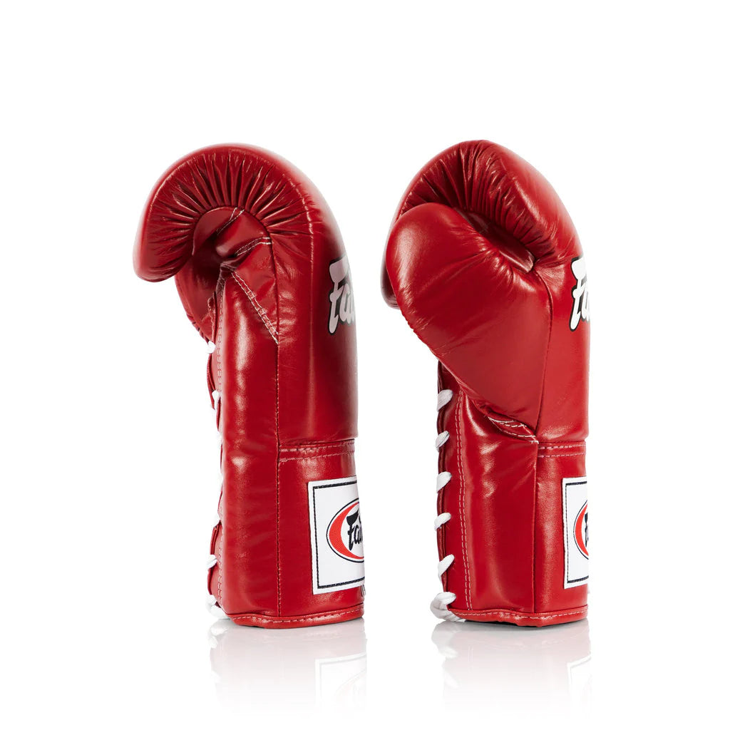 Fairtex BGL6 Pro Competition Boxing Gloves - Locked Thumb (Leather)