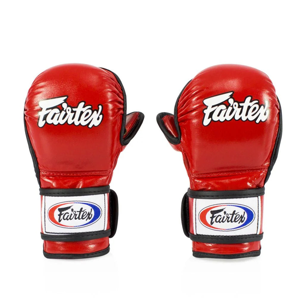 Fairtex FGV15 MMA Sparring Gloves - Double Wrist Wrap Closure