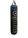 Black and blue punching bag with 'Outslayer' branding on a white background
