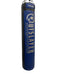 Blue and black punching bag with 'Outsayer' branding on a white background