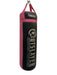 Black and pink punching bag with 'Outslayer' branding on a white background