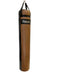 Brown and black punching bag with 'Outslayer' branding on a white background