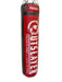 Red and black punching bag with 'Outslinger' branding on a white background
