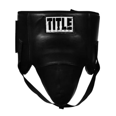 Black boxing headgear with 'Title Boxing' logo on a white background