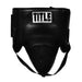 Black boxing headgear with 'Title Boxing' logo on a white background