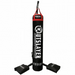 Black punching bag with red top and Outslayer branding on a white background