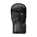 Black leather glove with 'Hayabusa' branding on a white background
